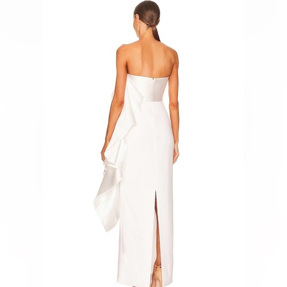 NWT Solace London Milena Maxi Dress white size 6 - Picture 4 of 5